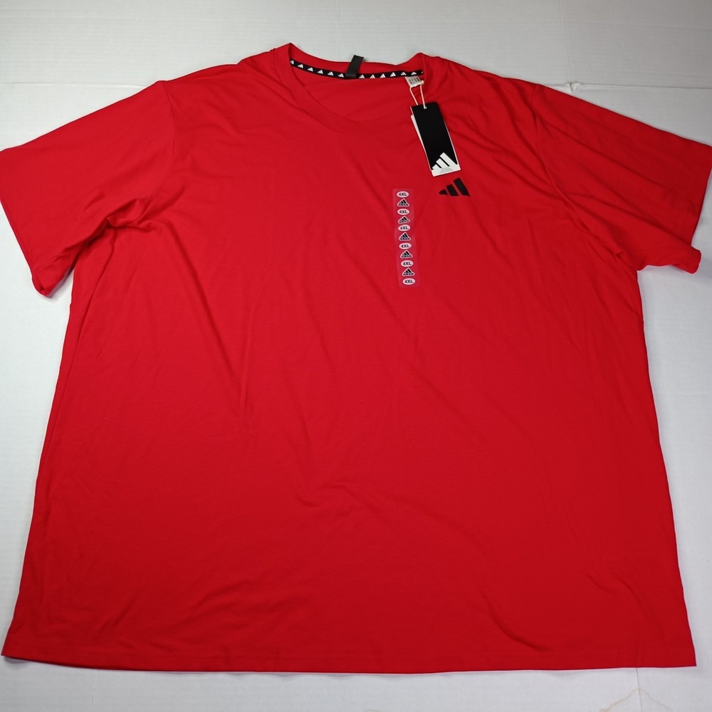 Adidas‎ Men's Workout Feelready T-shirt Essentials Size 4XL Red New